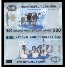 Руанда 500 франков 2013 г.